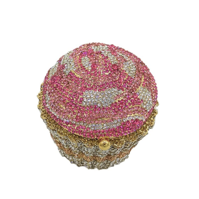 Cupcake Rhinestone Purse