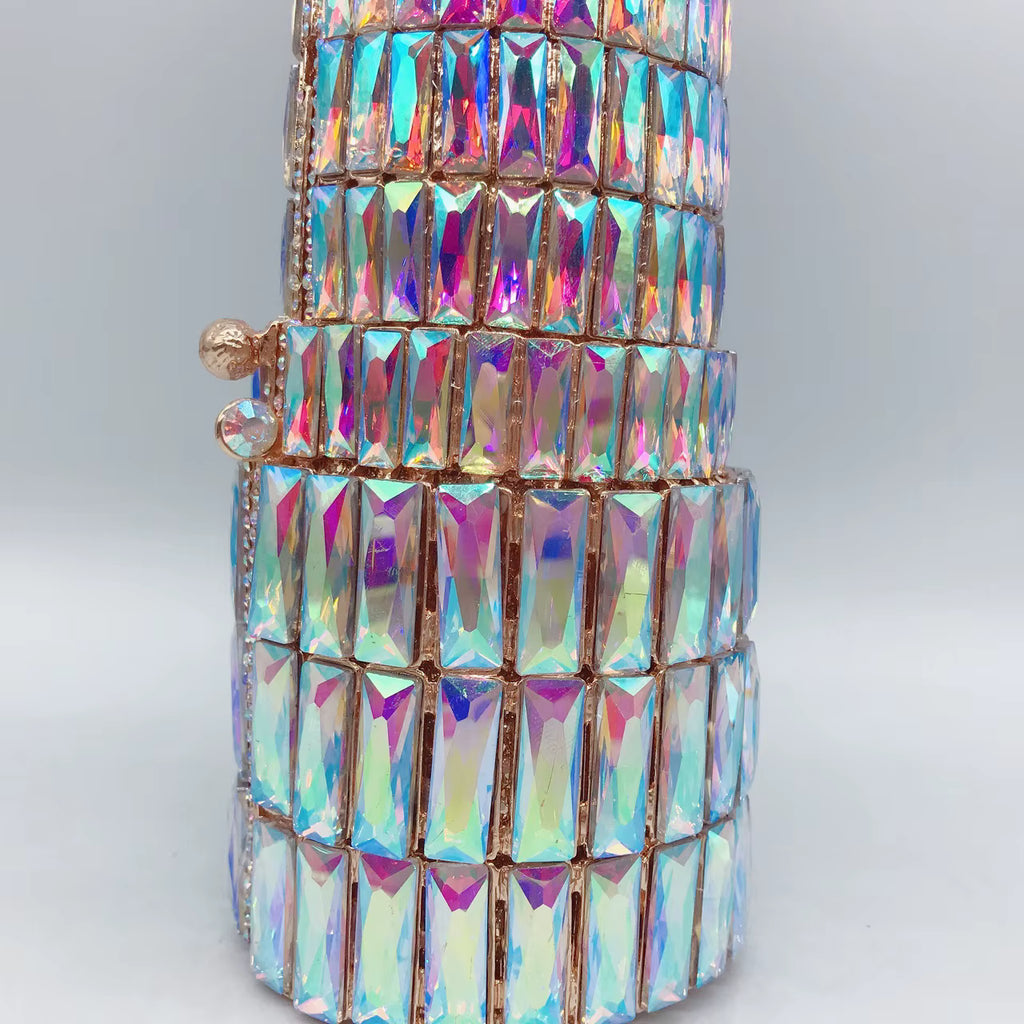 Lipstick Rhinestone Gem Purse