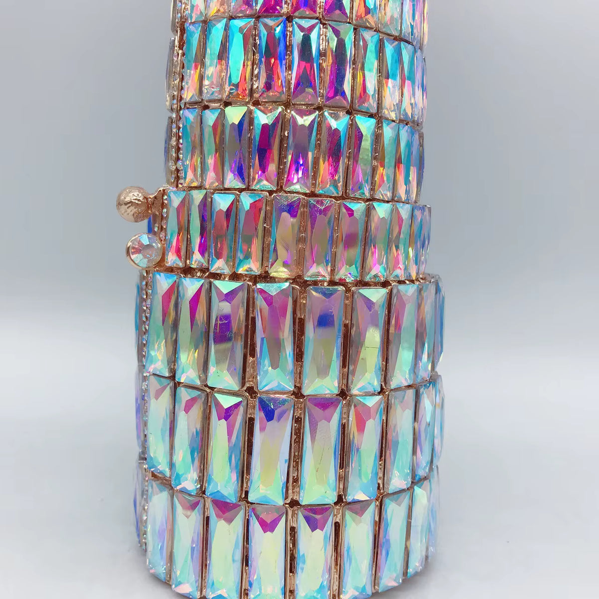 Lipstick Rhinestone Gem Purse