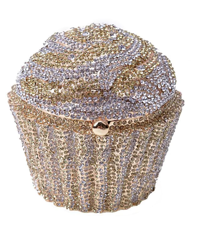 Cupcake Rhinestone Purse