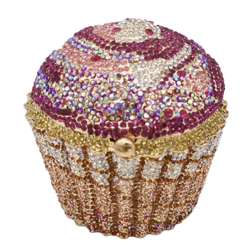 Cupcake Rhinestone Purse